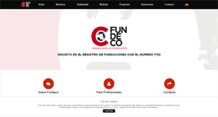 Desktop Screenshot of fundaciondelacomunicacion.org